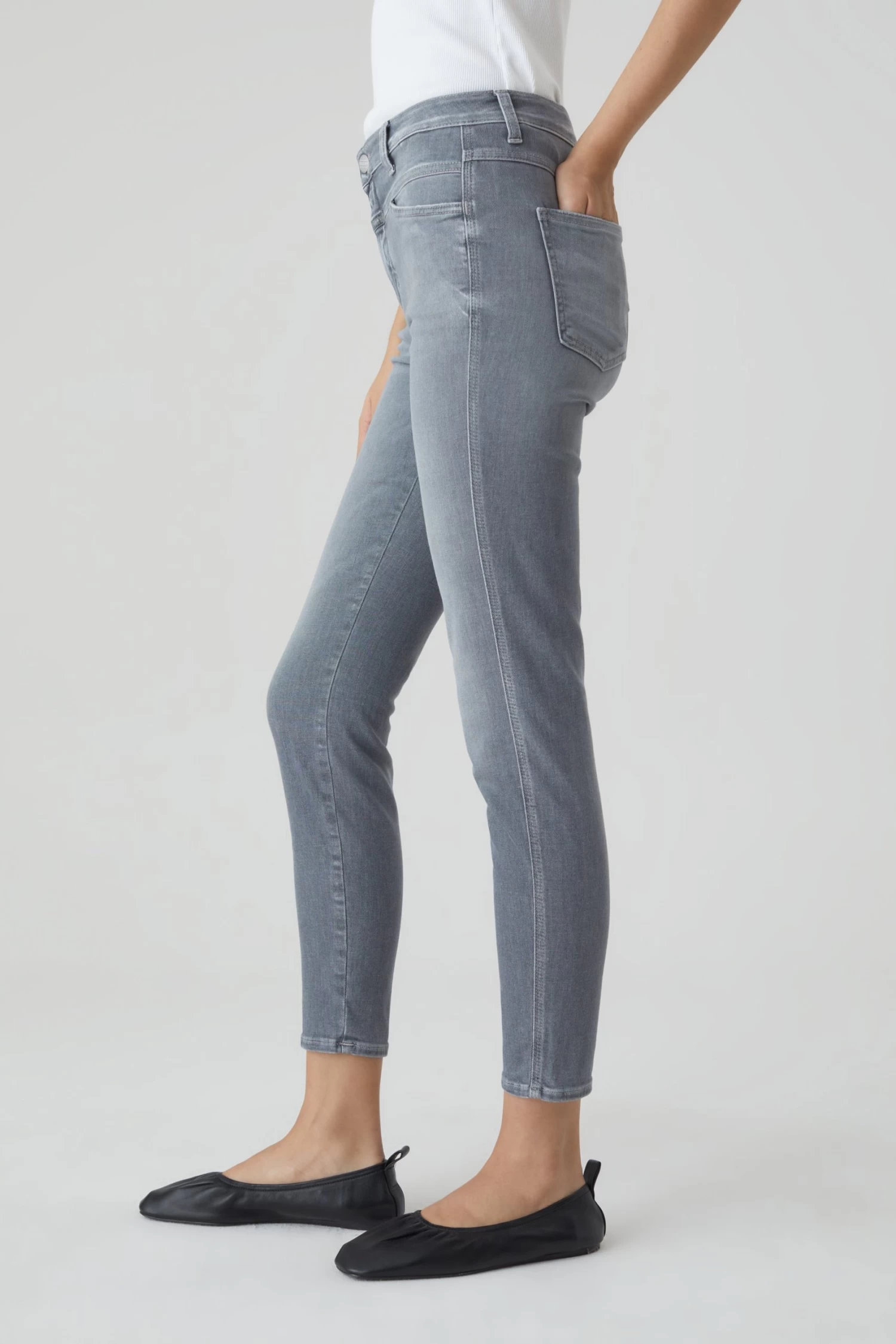 CLOSED Skinny Pusher Grey Denim 2 CLOSED Skinny Pusher Grey Denim – Bild 2