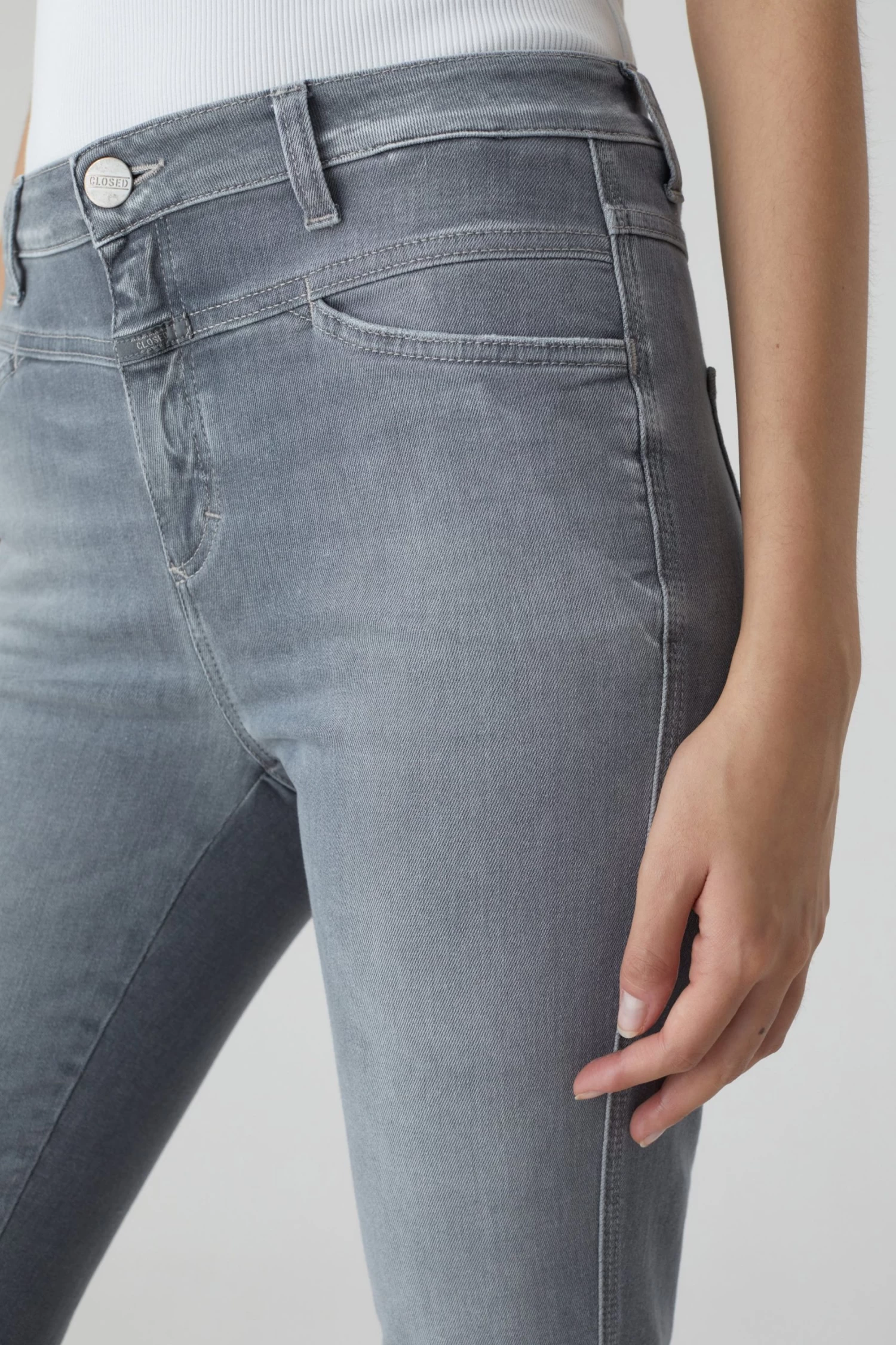 CLOSED Skinny Pusher Grey Denim 6 CLOSED Skinny Pusher Grey Denim – Bild 6