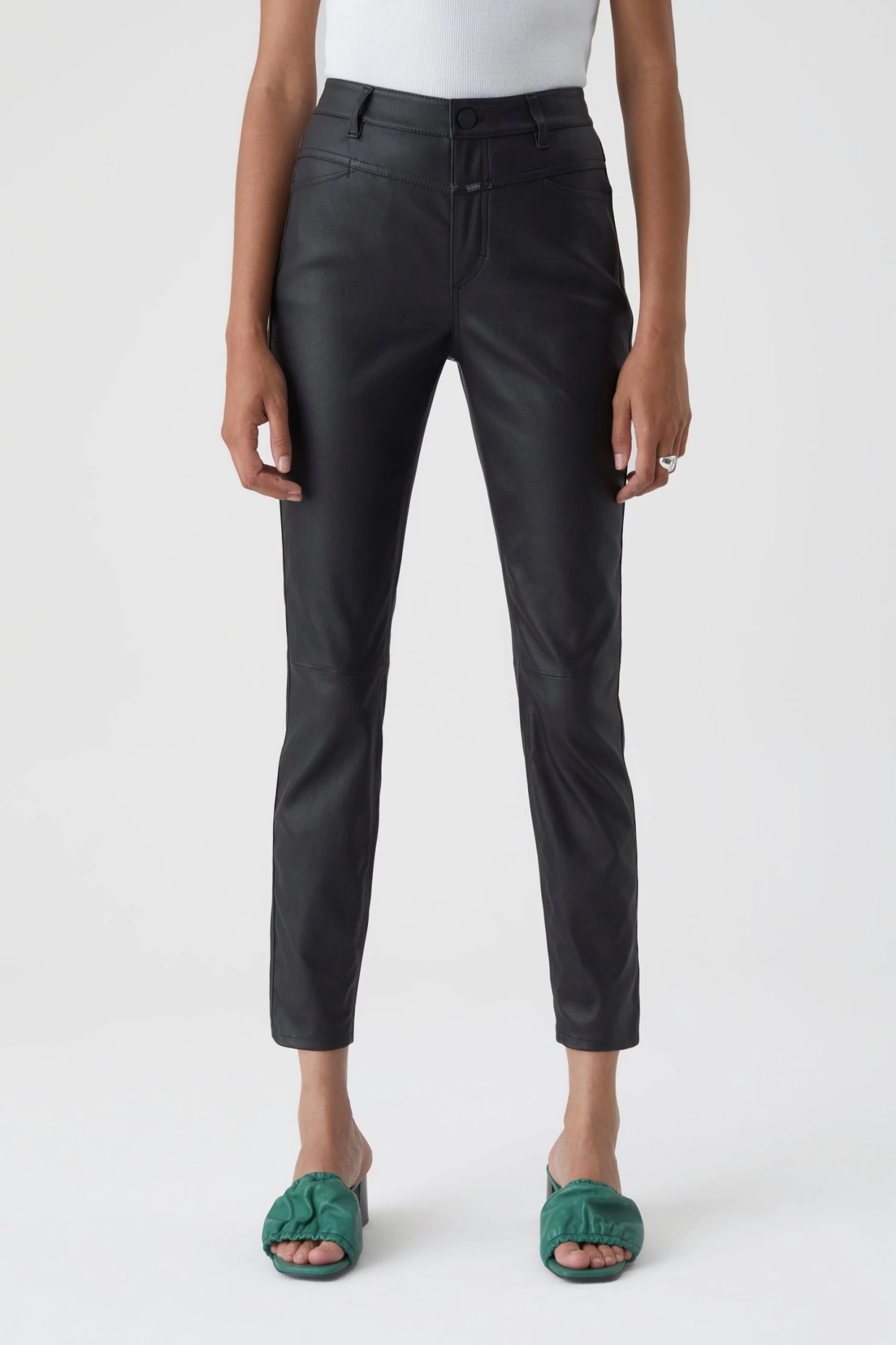 CLOSED Skinny Pusher Lederhose 3 CLOSED Skinny Pusher Lederhose – Bild 3