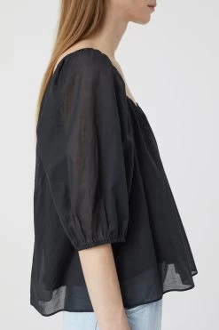 CLOSED Bluse Aus Baumwoll-Voile 8 CLOSED Bluse Aus Baumwoll-Voile -Mode Verkauf C94203 253 22 100 2