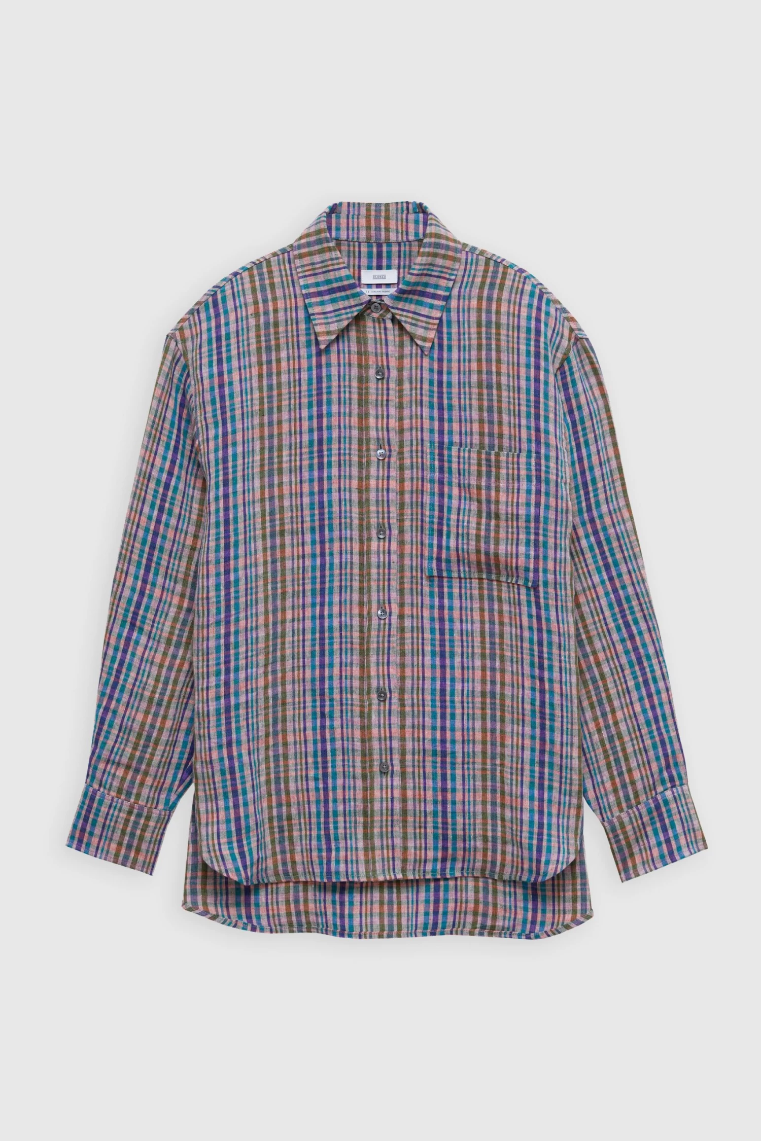 CLOSED Checked Linen Shirt 6 CLOSED Checked Linen Shirt – Bild 6