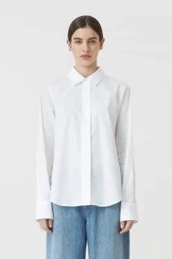 CLOSED Hemdbluse Aus Popeline