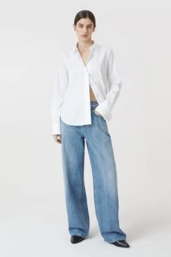 CLOSED Hemdbluse Aus Popeline -Mode Verkauf C94362 25Z 22 200 4