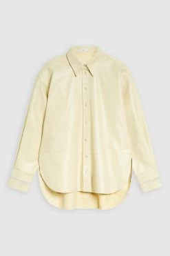 CLOSED Hemdbluse Aus Leder -Mode Verkauf C94486 81P DD 491 5