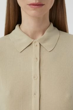 CLOSED Ripped Poloshirt -Mode Verkauf C95292 42W 22 275 3