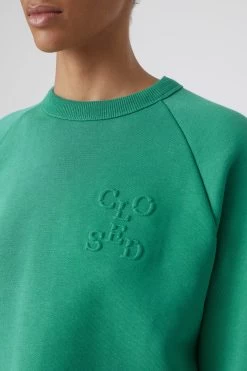 CLOSED Logo Crewneck -Mode Verkauf C95308 47Z EB 682 2