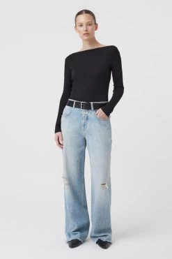 CLOSED High Neck Longsleeve -Mode Verkauf C95312 42X 22 100 4