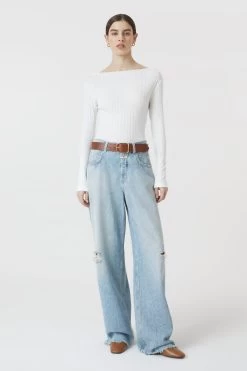 CLOSED High Neck Longsleeve -Mode Verkauf C95312 42X 22 218 4