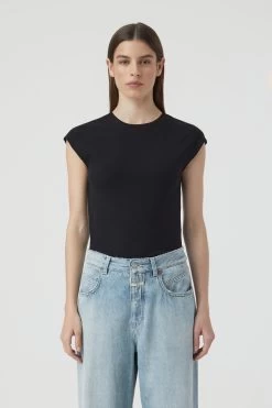 CLOSED T-Shirt Im Rippstrick