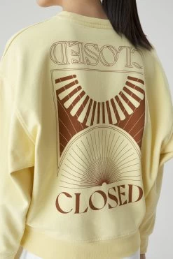 CLOSED Crewneck Mit Print -Mode Verkauf C95528 46L PR 446 2
