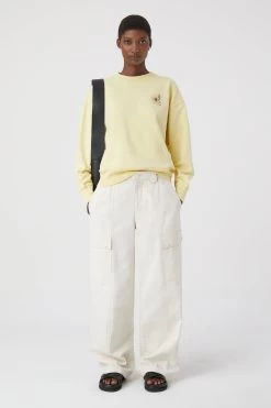 CLOSED Crewneck Mit Print -Mode Verkauf C95528 46L PR 446 5