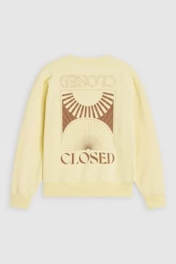CLOSED Crewneck Mit Print -Mode Verkauf C95528 46L PR 446 7