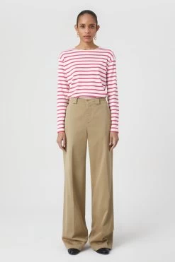 CLOSED Gestreiftes Longsleeve -Mode Verkauf C95594 420 ST 899 4