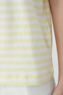 CLOSED Gestreiftes T-Shirt -Mode Verkauf C95719 45V ST 446 2