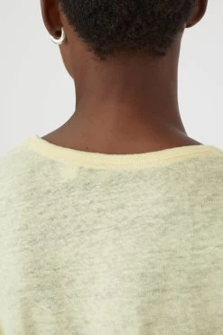 CLOSED T-Shirt Aus Leinen -Mode Verkauf C95858 444 22 446 2