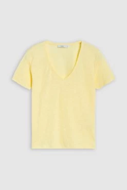 CLOSED T-Shirt Aus Leinen -Mode Verkauf C95858 444 22 446 5