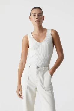 CLOSED Top Mit V-Neck