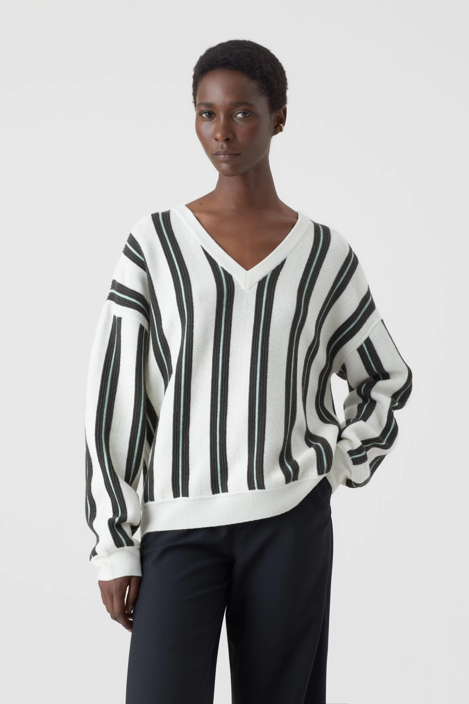 CLOSED Gestreifter Strickpullover 1 CLOSED Gestreifter Strickpullover