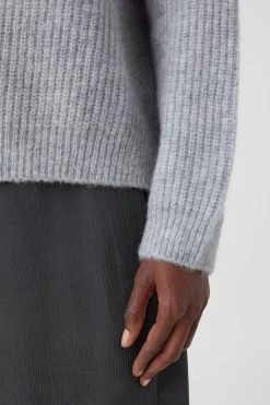 CLOSED Rundhalspullover Aus Alpaka-Mix -Mode Verkauf C96559 98I 22 127 2