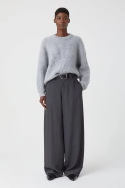 CLOSED Rundhalspullover Aus Alpaka-Mix -Mode Verkauf C96559 98I 22 127 4