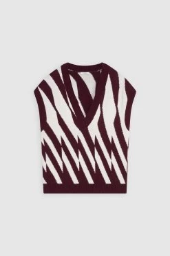 CLOSED Gemusterter Pullunder 11 CLOSED Gemusterter Pullunder -Mode Verkauf C96640 987 SI 856 3