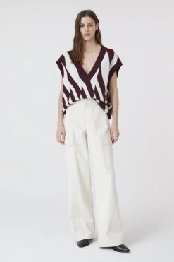 CLOSED Gemusterter Pullunder 13 CLOSED Gemusterter Pullunder -Mode Verkauf C96640 987 SI 856 5