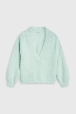 CLOSED V-Wollpullover -Mode Verkauf C96729 98L 22 675 3