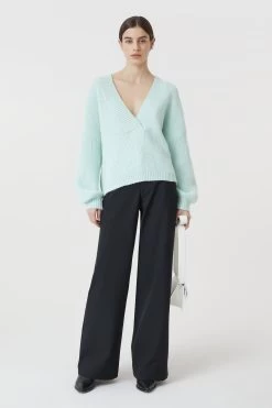 CLOSED V-Wollpullover -Mode Verkauf C96729 98L 22 675 5