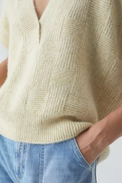 CLOSED V-Pullunder Aus Alpaka -Mode Verkauf C96741 98L 22 491 2