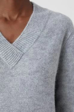 CLOSED V-Pullover Aus Alpaka-Mix -Mode Verkauf C96753 98I 22 127 3