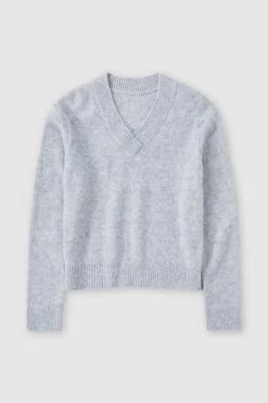 CLOSED V-Pullover Aus Alpaka-Mix -Mode Verkauf C96753 98I 22 127 5