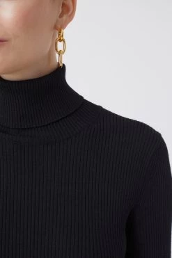CLOSED Turtleneck Aus Bio-Wolle -Mode Verkauf C96796 92U 22 100 3