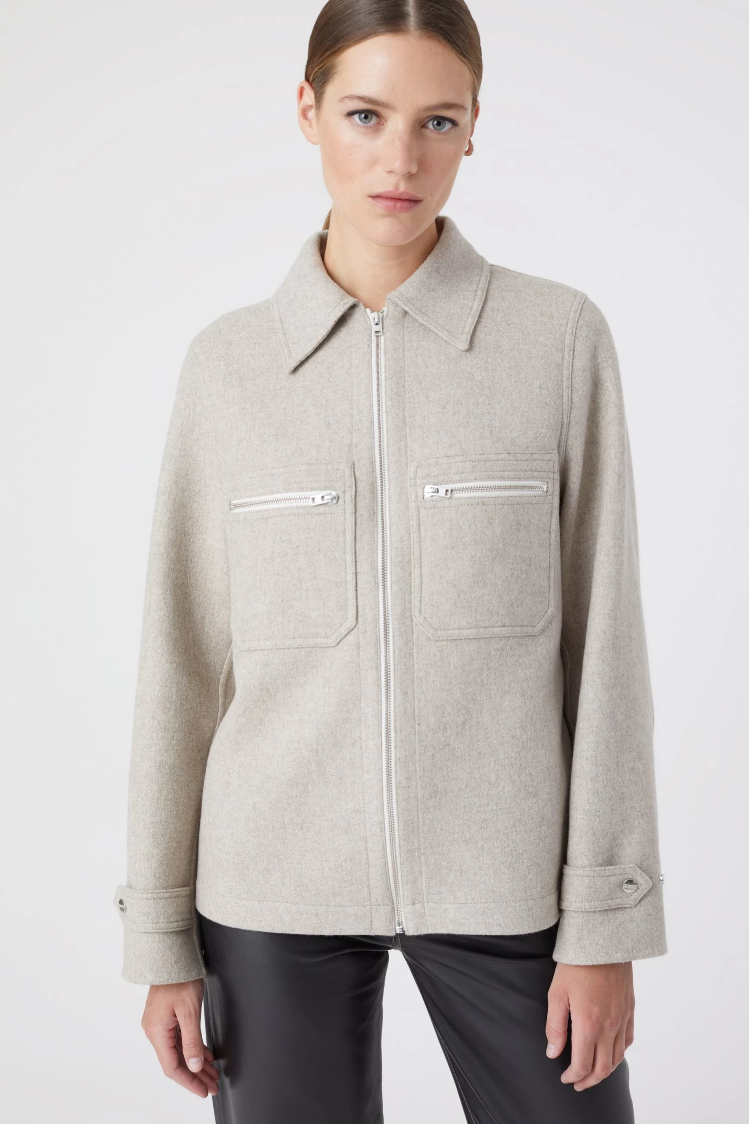 CLOSED Overshirt Aus Doubleface 4 CLOSED Overshirt Aus Doubleface – Bild 4