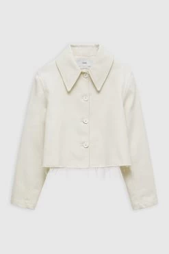 CLOSED Cropped Canvas Jacket -Mode Verkauf C97127 52J 22 201 6