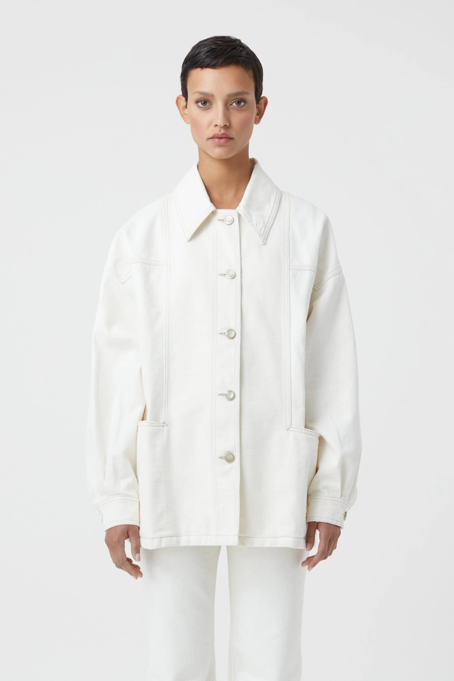 CLOSED Ecru Denim Jacket 5 CLOSED Ecru Denim Jacket – Bild 5