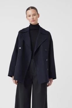 CLOSED Doubleface Caban Jacket -Mode Verkauf C97808 63V 22 568 2