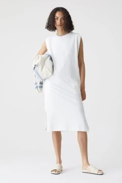 CLOSED T-Shirt-Kleid Aus Baumwolle 10 CLOSED T-Shirt-Kleid Aus Baumwolle -Mode Verkauf C98349 45F EM 201 4