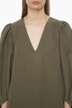 CLOSED Seide-Leinen-Kleid 7 CLOSED Seide-Leinen-Kleid -Mode Verkauf C98673 27F 22 683 2