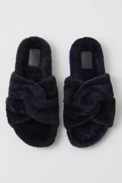 CLOSED Shearling Sandals -Mode Verkauf C99586 837 22 568 4