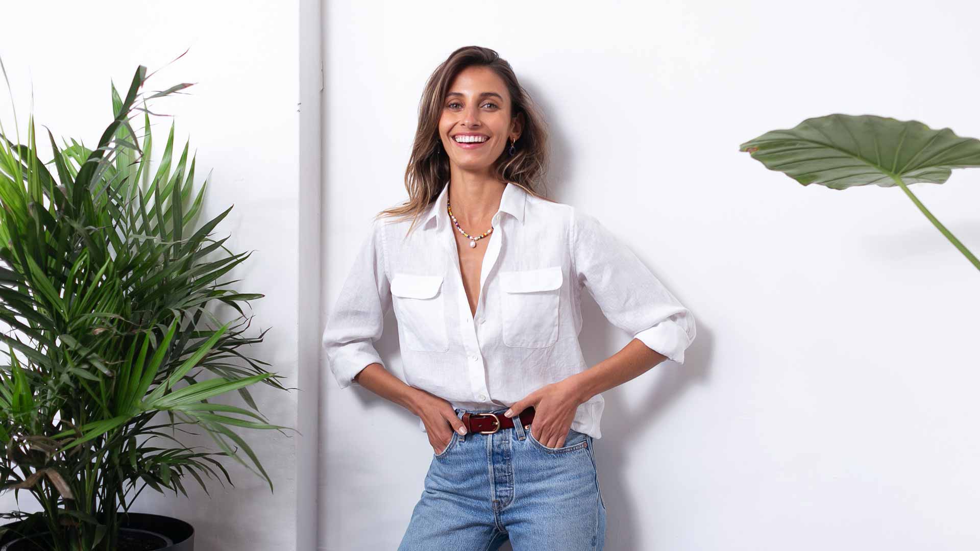 Mode Verkauf -Mode Verkauf LETE White linen shirt